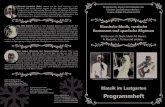 Programmheft - LustGARTEN · Joaquin Rodrigo (1901 – 1999) ¿Con qué la lavaré? aus Cuatro Madrigales amatorios Johannes Brahms (1883 – 1897) In stiller Nacht aus Deutsche Volkslieder