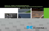 GALA- UND STRASSENBAU - KIMM BaustoffeDie Firma KIMM bietet in einer Vielzahl an Produktlinien und Steinsystemen eine umfangreiche Palette an Pflaster, Platten und GaLa-Bau-Artikeln