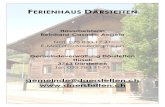 FERIENHAUS DÄRSTETTEN · 2020. 11. 18. · Ferienhaus Därstetten Umgebungsbeschreibung Därstetten liegt auf 770 m ü. M. und ist ein ruhiges und sonniges Bergdorf im Simmental.