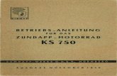FastStone Image Viewer - 19 Image(s · 2011. 11. 17. · BETRIEBS-ANLEITUNG FUR DAS ZUNDAPP-MOTORRAD KS 750 DIENST Werk Nürnberg-Schweinau Briefanschrift: Zündapp-Werke G. m. b.