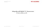HydroPRO¢â€‍¢ Server Handbuch 2018. 2. 6.¢  HydroPROTM Server Handbuch 1. Server-Client Betrieb einrichten