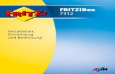 FRITZ!Box 7312 · 2016. 6. 6. · FRITZ!Box 7312 6 Symbole und Hervorhebungen In diesem Handbuch werden Symbole und Hervorhebungen zur Mar-kierung bestimmter Informationen verwendet.
