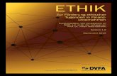 ETHIK - DVFA...ETHIK Deutsche Vereinigung für Finanzanalyse und Asset Management Zur Förderung ethischer Tugenden in Finanz- unternehmen Positionspapier des Ethikpanels im2 Statement