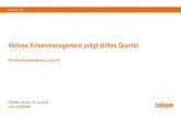 Aktives Krisenmanagement prägt drittes Quartal /media/Files/O/Osram... · PDF file Aktives Krisenmanagement prägt drittes Quartal Q3 GJ20 Quartalsmitteilung (ungeprüft) OSRAM Licht