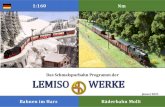 Das Schmalspurbahn Programm der - lemiso.de€¦ · Viel Freude mit unserem Programm! 212 1 -Nm Dampflok BR 99.32 DR, Epoche 3/4 1932 beschaffte die Deutsche Reichsbahn Gesellschaft