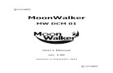 MW DCM01 User Manual v1.0 - NTREXGO · 2013. 10. 8. · MoonWalker Motor Controller 3 7-1-4-3. 변수에 내용을 쓰기 – 명령을 인가하기 35 7-1-4-4. 변수 읽기/쓰기