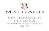Mathematik Matura...Skriptum zum Mathago Mathematik Matura Vorbereitungskurs AHS V1.0 13 Wahrscheinlichkeit und Statistik (WS)