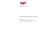 Haushaltsplan...LAND BRANDENBURG Haushaltsplan 2012