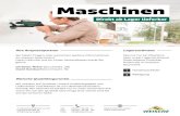 Maschinen - Weische Baumarkt und Holzfachmarkt · 2016. 9. 2. · Maschinen Ihre Ansprechpartner Sie haben Fragen oder wünschen weitere Informationen zu unseren Maschinen? Dann rufen