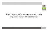 ICAO State Safety Programme(SSP) ImplementationExperiences DGAC.pdf• En el CIAAC • 65% inspectores de la DGAC • Operaciones yy • Aeronavegabilidad • Se esta elaborando una