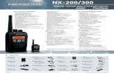 Unbenannt-12 - Altreda*1Benötigt NX Endgerät mit PC Serial Interface kompatibler Software (z.B. Kenwood AVL & Dispatch Messaging Software) oder Hardware. NX-200/300 NEXEDGE®VHF/UHF