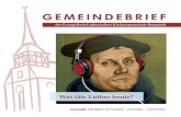 GEMEINDEBRIEF - Kirche Bergstedt · 2017. 8. 28. · Gemeindebrief über die zahlreichen Veranstaltungen der Kirchen-gemeinde in diesem Herbst zu informieren. Wir freuen uns, wenn