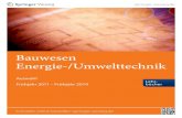 Bauwesen Energie-/Umwelttechnik - Springer4 | Bauwesen | Lehrbücher Auswahl 2011 – 2014 springer-vieweg .de frick/Knöll Baukonstruktionslehre 2 U. Hestermann, HKS Architekten +