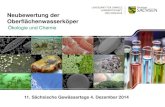 Neubewertung der Oberflächenwasserköper · 2020. 2. 24. · Dezember 2014 | Kerstin Jenemann Ökologie und Chemie Neubewertung der Oberflächenwasserköper 11. Sächsische Gewässertage