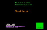 Saiten - mueller-schade.com · 2019. 11. 28. · Eufonia per archi 1982 Distanza per archi 1995 Streichquintett oder Streichorchester ISMN: 979-0-50023-023-8 Partitur M&S 1249.01