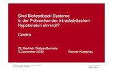 Sind Biofeedback-Systeme in der Prävention der intradialytischen … · using the hemocontrol biofeedback algorithm? A randomized trial. ASAIO J 54:270-274, 2008 Mancini, E.: Prevention