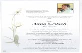 Bestattung KADAFrau Anna Gritsch geb. Ninaus am Freitag, dem 6. Jänner 2017, nach kurzer, schwerer Krankheit im Alter von 66 Jahren viel zu früh von uns gegangen ist. Am Montag,