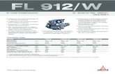 FL 912/W - Deutz AG · 2019. 5. 20. · FL 912/W für mobile Arbeitsmaschinen 24 - 82 kW bei 1500 - 2500min-1 China Stufe II W-Motoren mit Vorkammereinspritzung zur Emmisionsminderung.