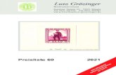 Briefmarkenversand Sereetzer Tannen 24 23611 Sereetz www ... · Bitte bewahren Sie die Preisliste gut auf, Sie können bis zum Erscheinen der Liste 61 bestellen. Ein Bestellformular
