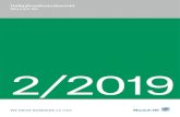 Halbjahresfinanzbericht 2019 · 2019. 10. 25. · Wichtige Kennzahlen (IFRS) 1 Einschließlich der Anteile, die auf andere Gesellschafter und Versicherungsnehmer entfallen. MunichRe