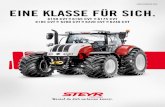 steyr-traktoren.com EINE KLASSE FÜR SICH. · 2017. 5. 30. · STEYR PRÄZISIONSHYDRAULIK. Das Load-Sensing-Hydrauliksystem des CVT basiert auf einer Axialkolbenverstellpumpe mit
