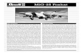 MiG-25 Foxbat - Revell 2020. 8. 31.آ  MiG-25 Foxbat 03969-0389 آ©2015 BY REVELL GmbH. A subsidiary of