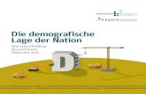 Die demografische Lage der Nation - Berlin-Institut für … · 2020. 8. 27. · Lage der Nation Zuwanderung sorgt für demografisches Zwischenhoch +++ Arbeitskräfte auf dem Land