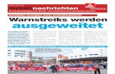 Arbeitgeber verweigern neuen Verhandlungstermin: Warnstreiks … · 2012. 5. 10. · Nr. 8, 11. Mai 2012 metal lnachrichten Bezirk Niedersachsen und Sachsen-Anhalt für die Beschäftigten