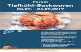 Tiefkühl-Backwaren - ZDS...16:30 Optimierte Fermentationsprozesse: Der Schlüssel bei der Herstellung von Vor- und Sauerteigen Michael Piepenbrock, Zeppelin Systems, DE 17:00 Produkt-