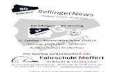 SV Ellingen : SV Ehrang · 2019. 4. 6. · versenkte. Die erneute Führung erzielte dann wieder Weißenfels, bevor Claudio Schmitz mit einem sehenswerten Fernschuß für den Schlußpunkt