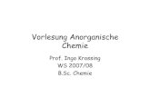 Begleitvorlesung Anorganische Chemieruby.chemie.uni-freiburg.de/Vorlesung/Vorlagen/... · 2008. 1. 25. · Wissenschaftliche Basis der Chemie - Naturgesetze: ohne Beweis anerkannt,
