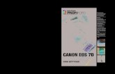 CANON EOS 7D...CANON EOS 7D – EDITION PROFIFOTO 23 Schnell, schneller – Schnelleinstieg 1.1Abbildung 1.2 Die Front der EOS 7D inklu-sive der Bedienelemente Mit dem …