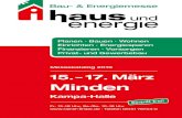 Messekatalog 2019 15. – 17. März Minden - Rainer Timpe · 2019. 3. 20. · Bau- & Energiemesse Planen · Bauen · Wohnen Einrichten · Energiesparen Finanzieren · Vorsorgen Privat-