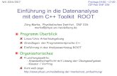 Einfأ¼hrung in die Datenanalyse mit dem C++ Toolkit ROOT marks/root...آ  2016. 10. 31.آ  Einfأ¼hrung