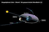 Doppelplanet Erde Mond: Die geozentrische Mondbahn (1) Antikes Griechenland: Die ersten richtigen Vorstellungen über die Mondbahn Thales von Milet (um 625–547 v. Chr.) Deutet die