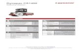 Dynapac CS1400 · 4/25/2019  · Motor € Hersteller/Modell Deutz TD 3.6 L4 IIIB/T4F € Typ Wassergekühlter Turbo-Diesel € Nennleistung, ISO 14396 55 kW (74 hp ) @ 2.200 U/Min.
