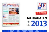 ombi e 13 MEDIADATEN 3 - pressrelations GmbHportal.pressrelations.de/mediadaten/Allgemeine_Backer... · 2012. 11. 10. · 2013 MEDIADATEN Titelporträt Themen- und Terminplan Anzeigen-Preisliste