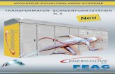 2 INDUSTRIE-SCHALTANLAGEN- · PDF file 2012. 6. 14. · Oberspannung Trafo Nennleistung S N kVA Verfügbare Leistung bei AN-Betrieb, (ohne Lüfter) S AN kVA Verfügbare Leistung bei