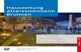 Hauszeitung Alterswohnheim Brunnen ... 100. Geburtstag Frau Paula Keusch feierte ihren Geburtstag ohne