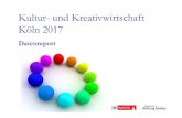 Kulturund Kreativwirtschaft Köln 2017 - stadt-koeln.de · 2017. 7. 7. · Die Kulturund Kreativwirtschaft wiegt schwerer als das gesamte Baugewerbe. Die Kulturund Kreativwirtschaft