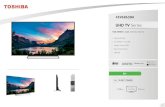 UHD TV Series · 2021. 1. 22. · 43V6863DA Wichtigste Eigenschaften Ultra HD: Erleben Sie hautnah spannende Action mit einem Toshiba 4K UHD TV-Gerät. Die 4K UHD TV-Geräte bieten