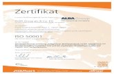 Zertifikat - Alba · 2018. 6. 17. · Zertifikat In einem Zertifizierungsaudit hat die Organisation ALBA Group plc & Co. KG mit Geschäftsanschrift: Knesebeckstraße 56-58, 10719