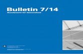 Bulletin 7/14 - Federal Council · Bulletin 7 100 Stand am Ende der 5. Woche (04.02.2014)a a Arzt- oder Labormeldungen laut Meldeverordnung. Zahlen provisorisch nach Eingangsdatum.