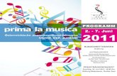 PROGRAMM prima la musica 2. - 7. Juni Österreichische … · 2020. 12. 3. · Österreichische Jugendmusikwettbewerbe MUSIK DER JUGEND prima la musica Bundeswettbewerb 02. bis 07.