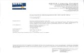 MFPA Leipzig GmbH · 2018. 6. 18. · MFPA Leipzig GmbH Baulicher Brandschutz GS 3.2/18-159-2 vom 1. Juni 2018 Tabelle B3; Montagekennwerte für fischer Innengewindeanker RG MI Anlage
