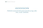 ADDISON Finanzbuchhaltung ADDISON · PDF file 2020. 7. 23. · Sie buchen auf Ihre bisher gewohnten Erlös- und Wareneingangskonten Fakturierung: Erlöskontenzuordnungen für Rechnungen,