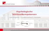 Psychologische Schlأ¼sselkompetenzen - uni- ... Psychologische Schlأ¼sselkompetenzen, Institut fأ¼r