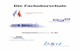 Die Fachoberschule · 2017. 2. 8. · • Entwurf und Schnittkonstruktion • Kreative Gestaltungstechniken Schwerpunkt Gestaltung (Kerschensteinerschule Wiesbaden) Maschinenbau (BSU