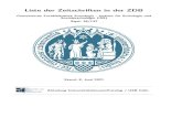 Liste der Zeitschriften in der ZDB - Universität zu Köln · 2021. 1. 11. · Zeitschriftenbestandes durchf uhren wollen, indem Sie Ihre Liste herunterladen, ausdrucken und nach
