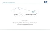 LandXML, LandInfra GML · Lehrstuhl für Computergestützte Modellierung und Simulation Julian Amann: LandXML, LandInfra GML Technische Universität München Anstieg bei der Anzahl